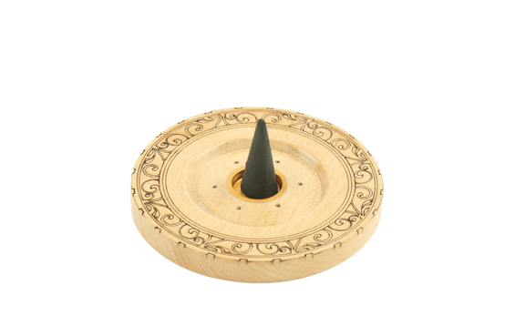 Galeo - Galeo - Support encens en bois forme coupelle Ø.12 x H.1,50 cm - Image 3
