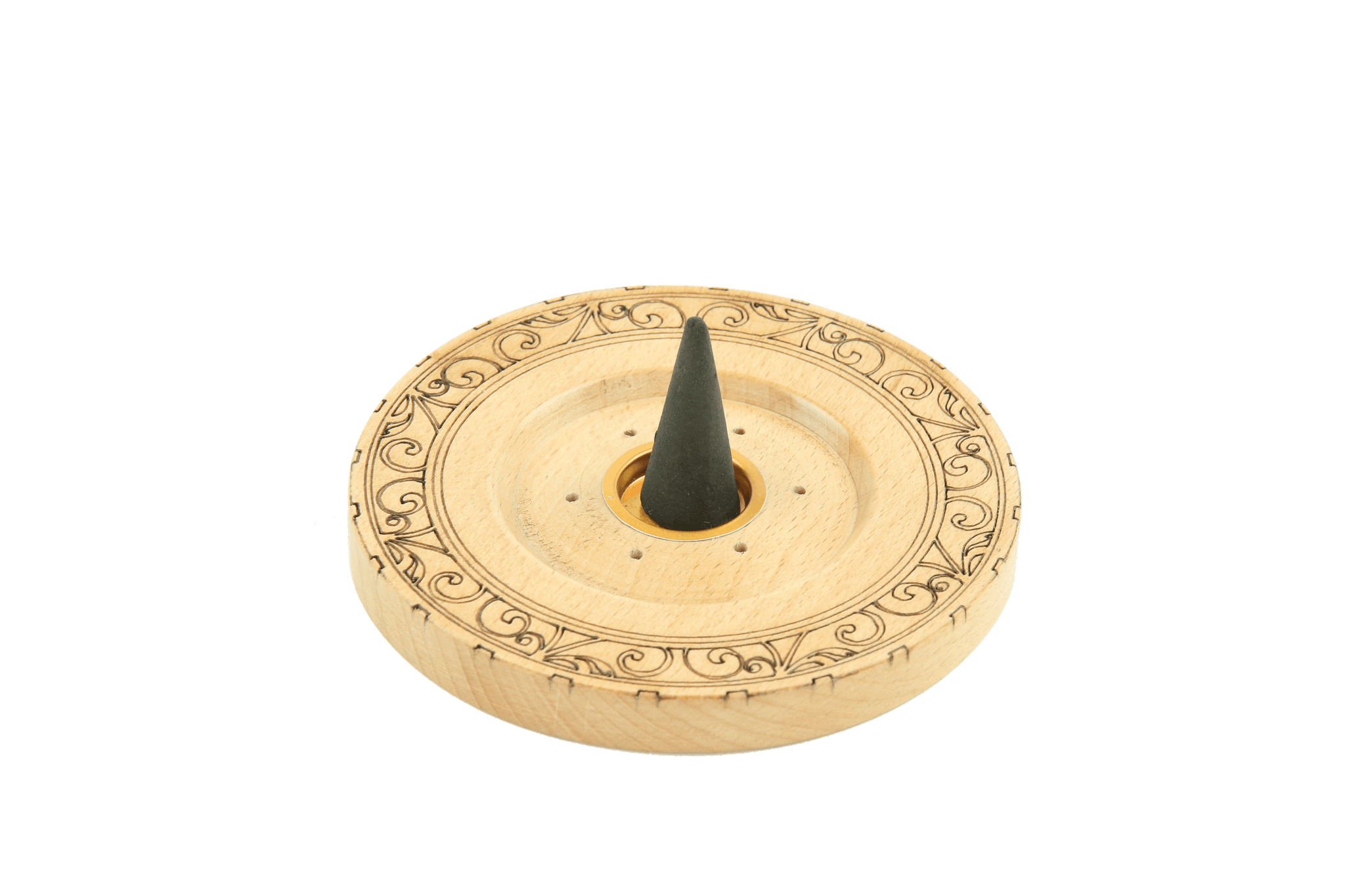 Galeo - Galeo - Support encens en bois forme coupelle Ø.12 x H.1,50 cm - Imagen 3
