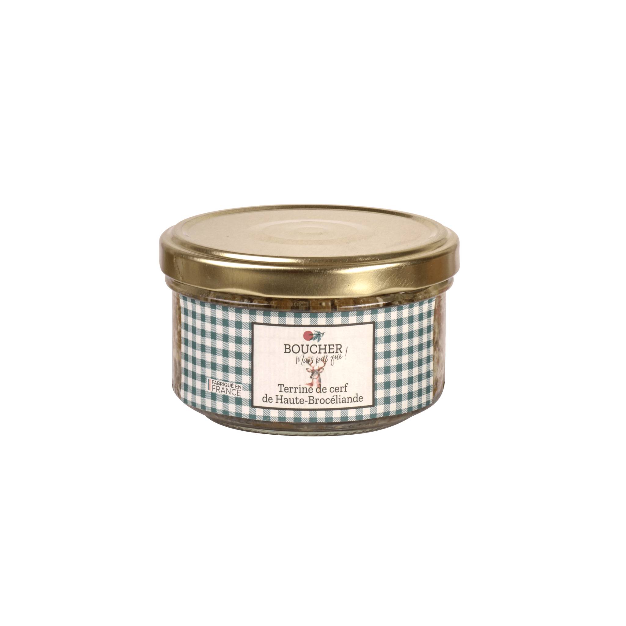 Terrine de cerf de Haute Brocéliande 130 g - Image 1