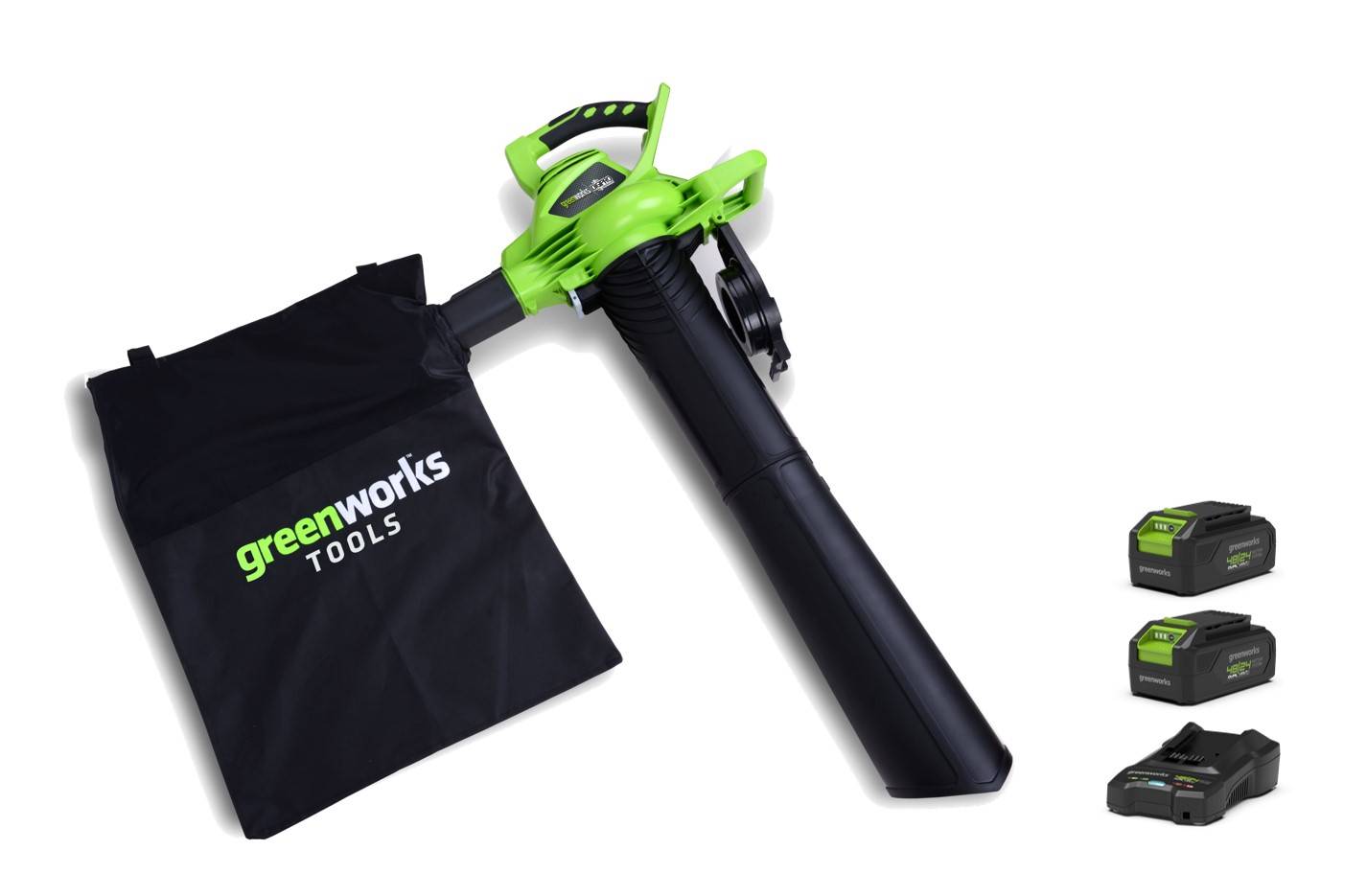 Greenworks - Aspirateur Souffleur Broyeur GREENWORKS - Imagen 1