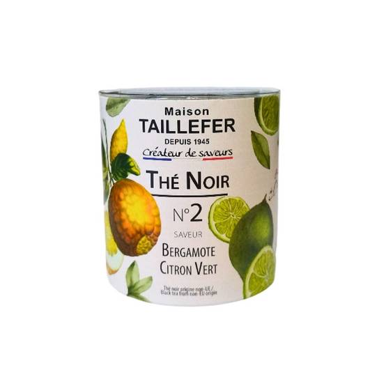 Maison Taillefer - Thé noir Bergamote, Citron vert 60 g - Maison Taillefer