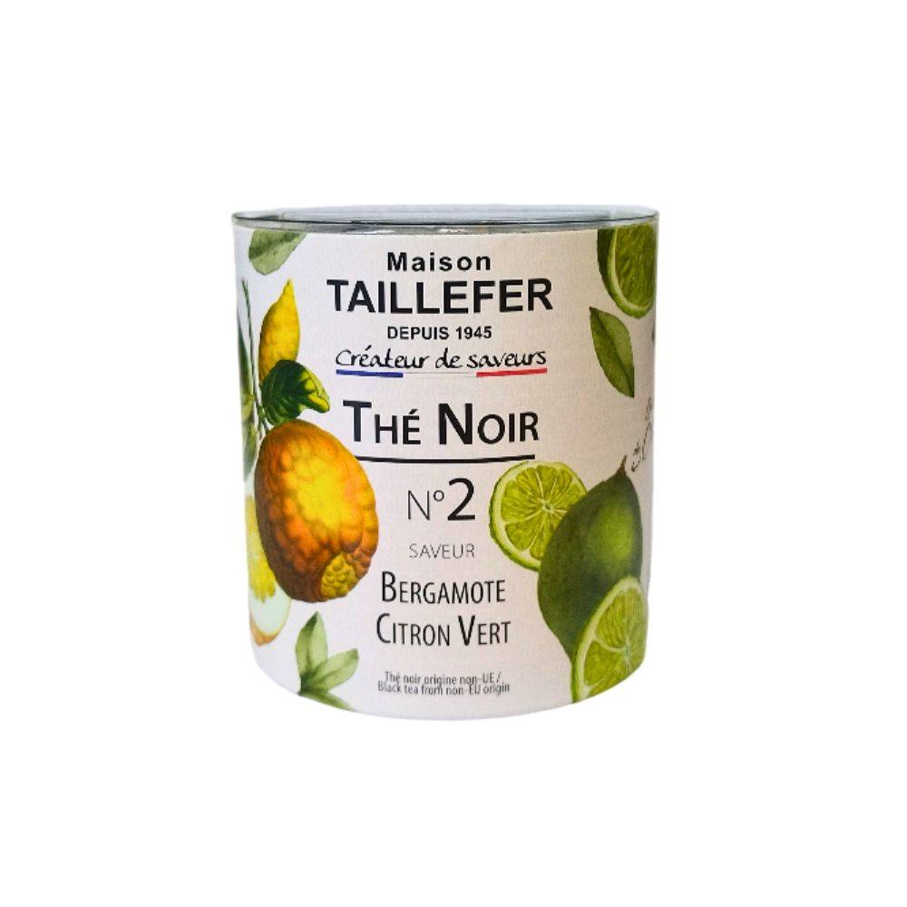 Maison Taillefer - Thé noir Bergamote, Citron vert 60 g - Maison Taillefer
