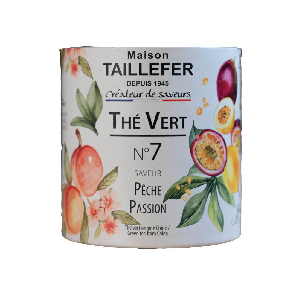 Maison Taillefer - Thé vert pêche et fruit de la passion 60 g - Maison Taillefer - Image 2