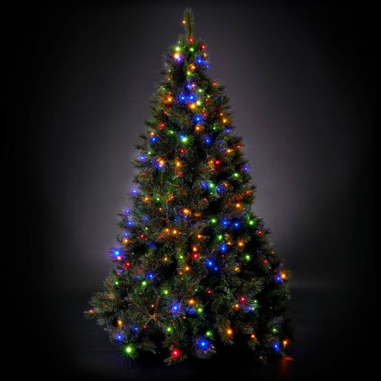 Sapin artificiel Colombia lumineux - Ø.137 x H.210 cm - Image 9