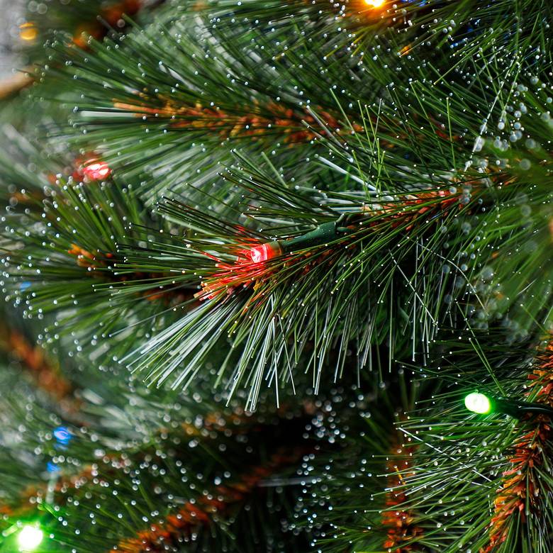 Sapin artificiel Colombia lumineux - Ø.137 x H.210 cm - Image 4
