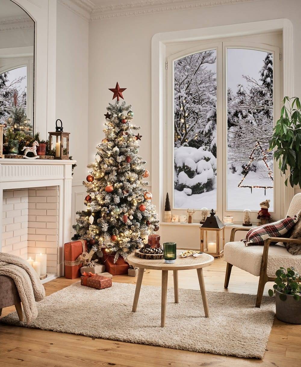 Sapin artificiel Alberta floqué - Ø.86 x H.150 cm - Image 8