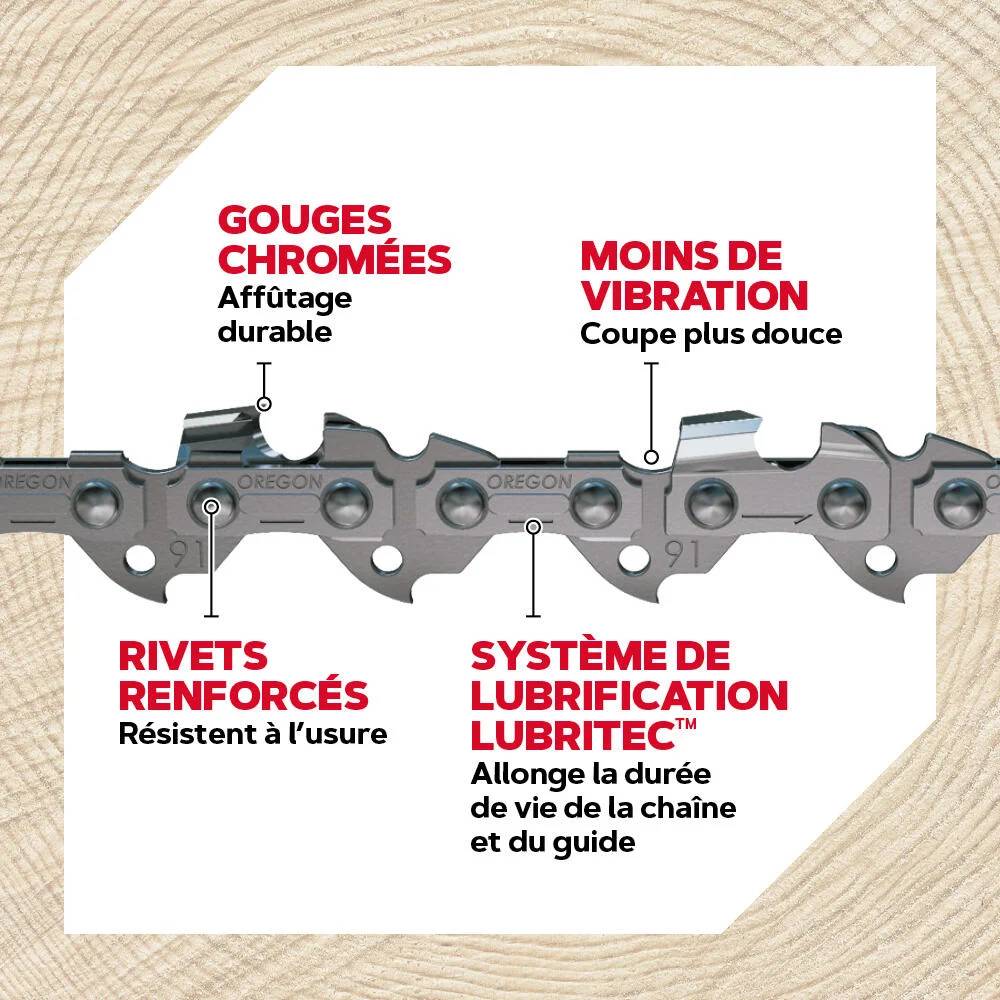 Oregon - Chaîne Tronçonneuse B52 - OREGON - Image 3