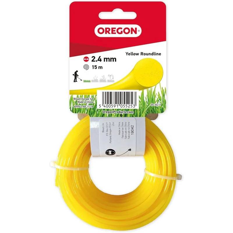 Oregon - Fil débroussailleuse nylon rond jaune Ø 2,4 mm L 15 m - OREGON - Image 2