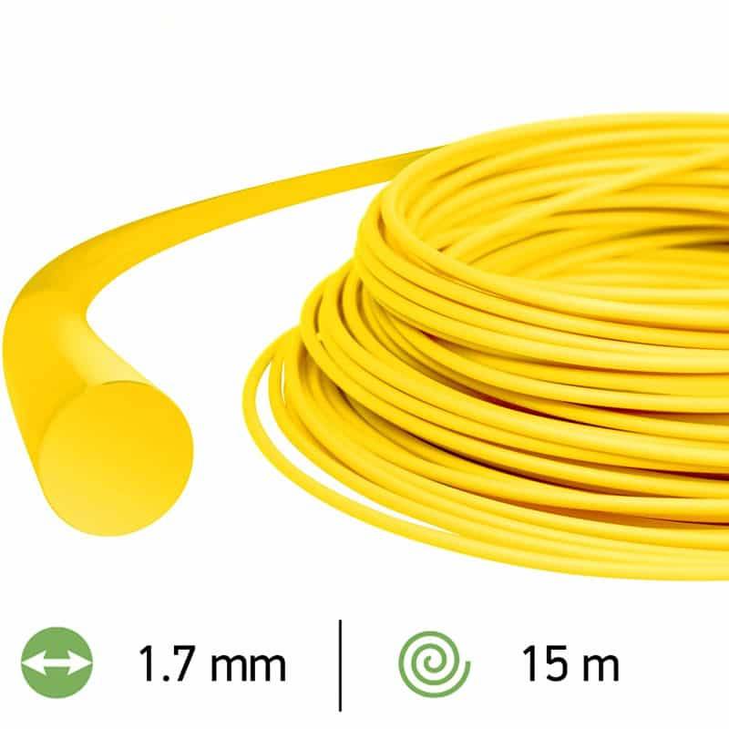 Oregon - Fil débroussailleuse nylon rond jaune Ø 2,4 mm L 15 m - OREGON - Image 4