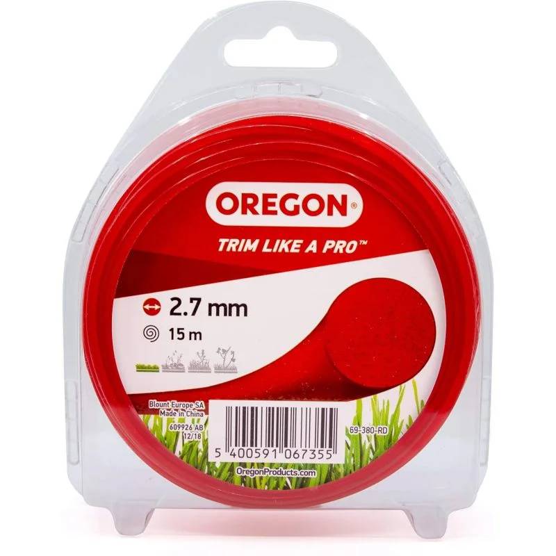 Oregon - Tête bobine fil en nylon rouge Ø2.7 mm L.15 m modèle 69-380-RD - Oregon - Image 2