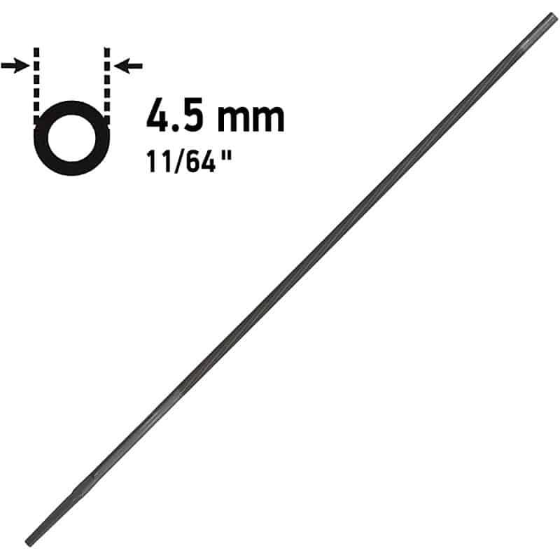 Limes Rondes Affûtage Acier Ø 4,5 mm Lot de 12 - OREGON - Image 3