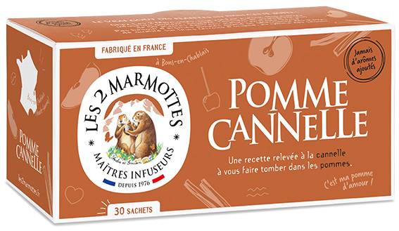 Les 2 Marmottes - Pomme Cannelle 45 g - Les 2 Marmottes - Image 1