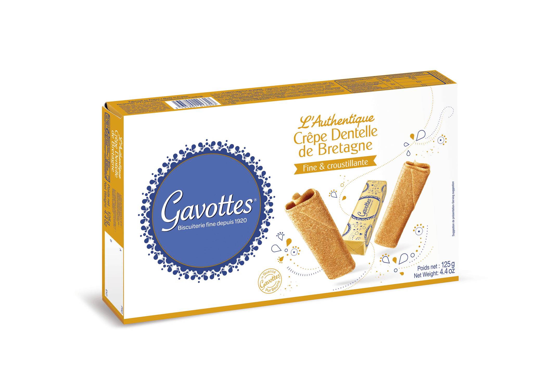 Gavottes - Gavottes - Crêpes Dentelle Nature 125 g - Imagen 1