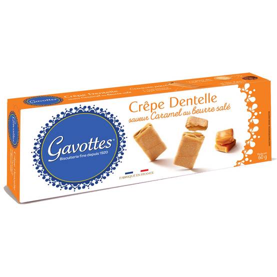 Gavottes - Gavottes - Crêpes dentelle Caramel au Beurre salé 60 g - Image 1
