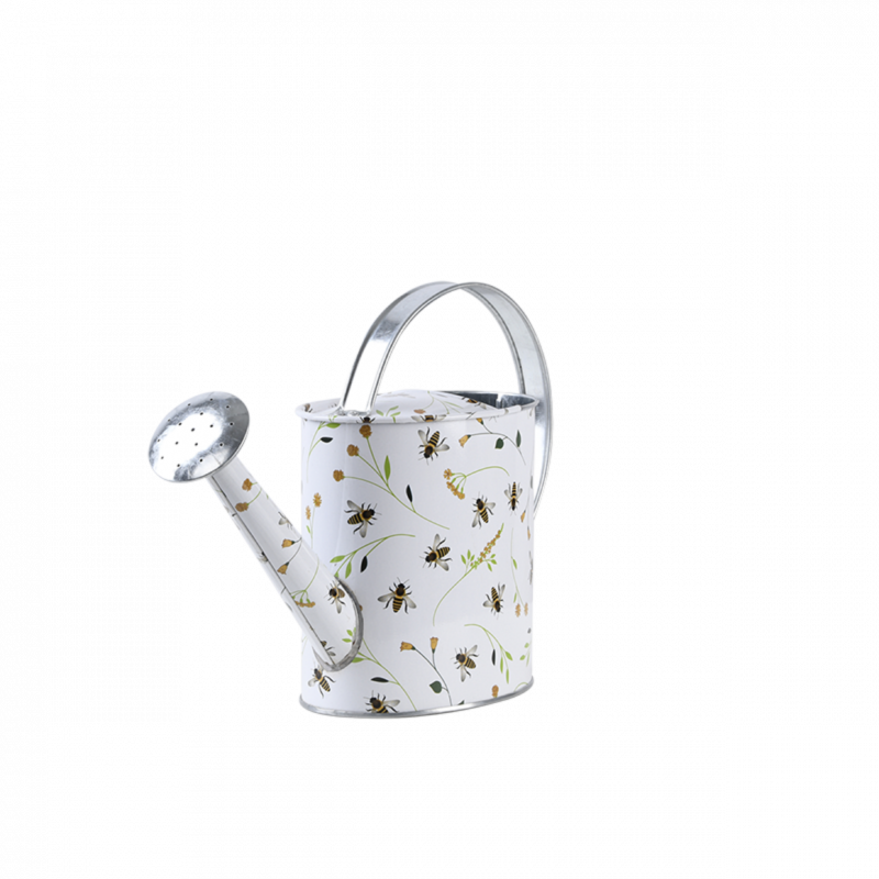 Arrosoir intérieur zinc imprimé abeilles H 23 cm – Aucune - Imagen 3