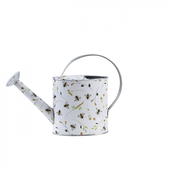 Arrosoir intérieur zinc imprimé abeilles H 23 cm – Aucune - Image 2
