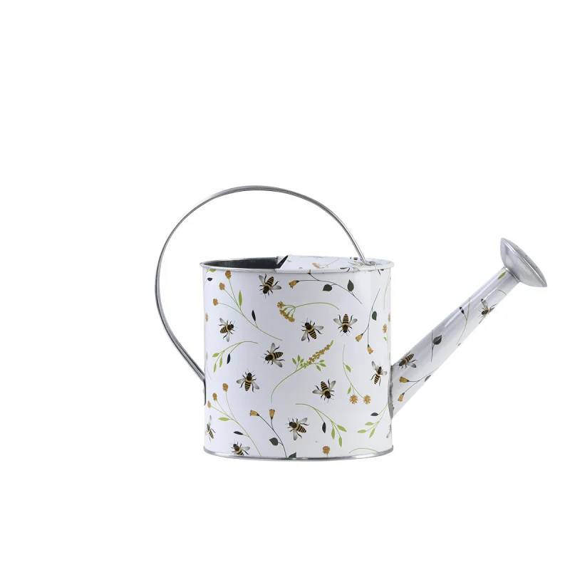 Arrosoir intérieur zinc imprimé abeilles H 23 cm – Aucune - Image 5