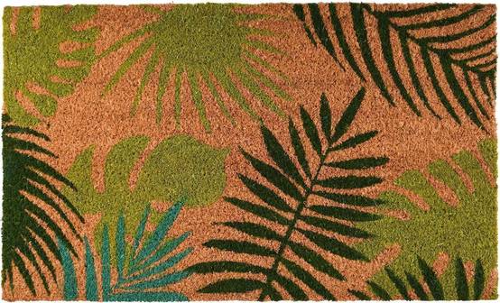 Paillasson tropical en fibres de coco marron L.75 cm l.45 cm H.1.7 cm - Image 1