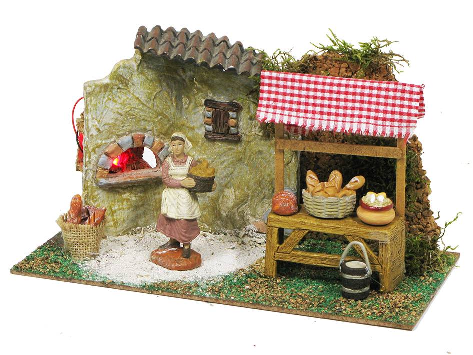 OLIVER Scenette animée boulangerie électrique