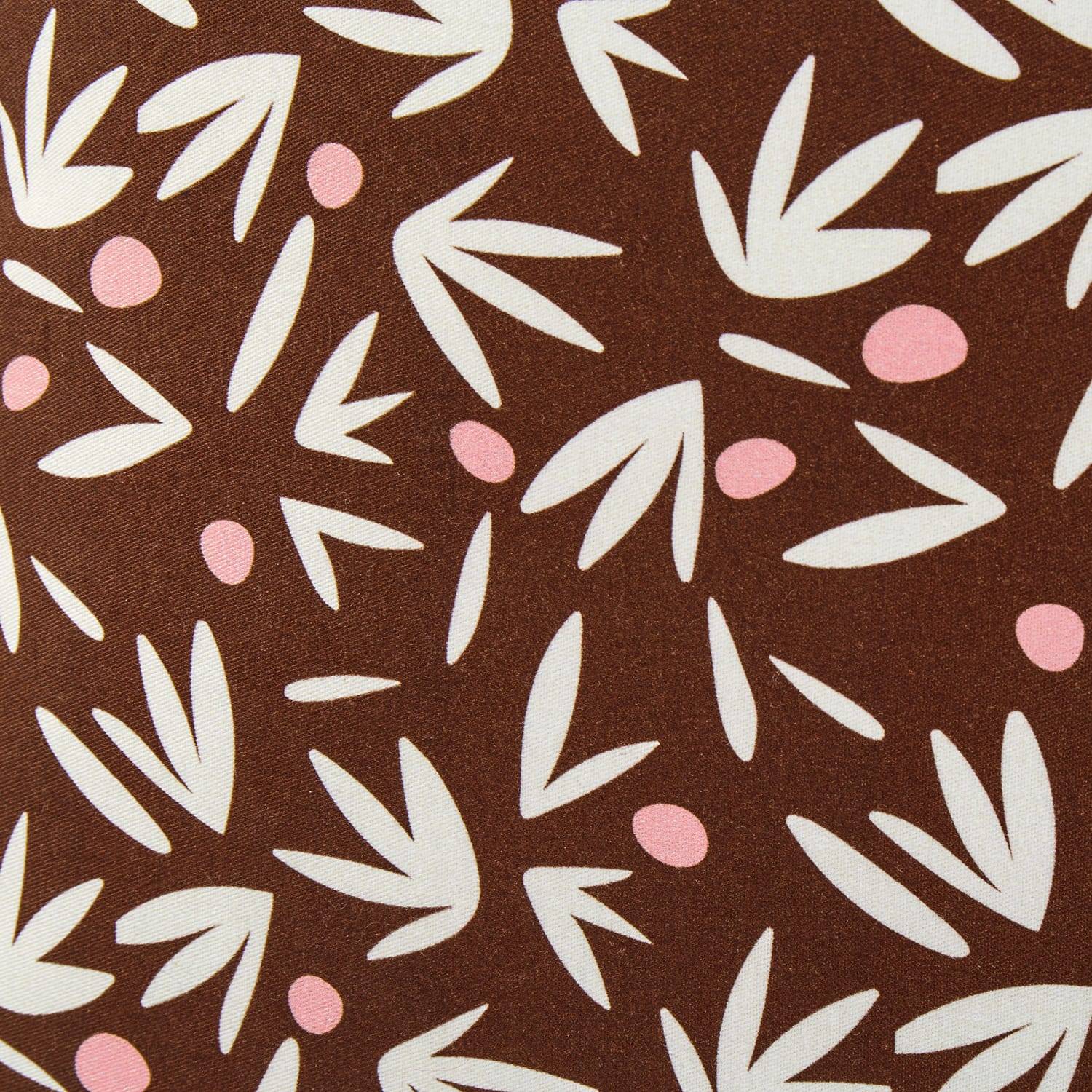 Cojín con motivos impresos de flores L.45 x l.45 x H.5 cm - Imagen 3