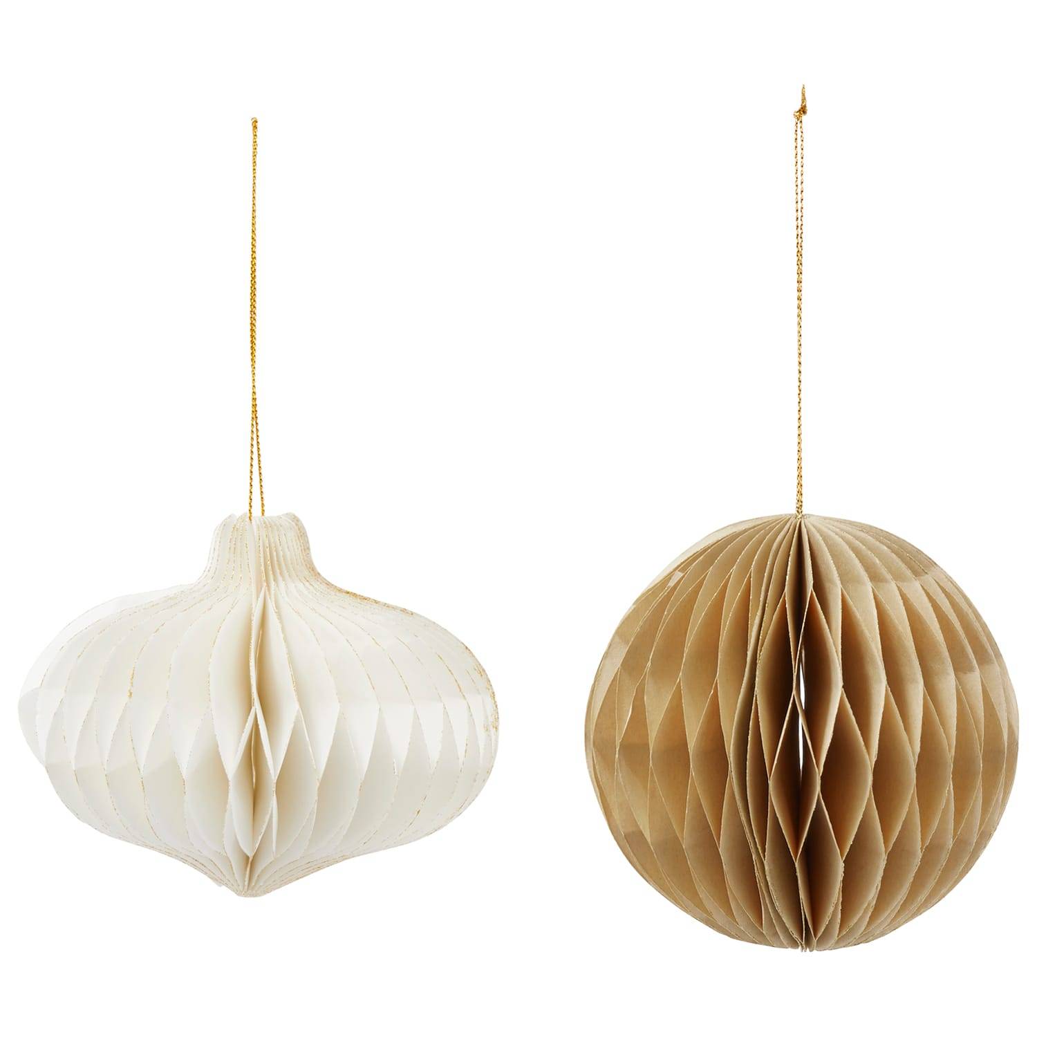 Suspension en papier - L.10 x l.10 x H.12 cm - Imagen 1