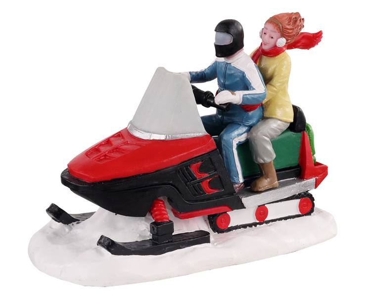 Lemax - Lemax - Figurine Aventuriers hors piste L.5,3 x l.10,5 x H.7,4 cm