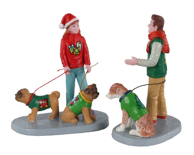 Lemax - Lemax - Figurine Amis festifs L.3,20 x l.11 x H.7,40 cm