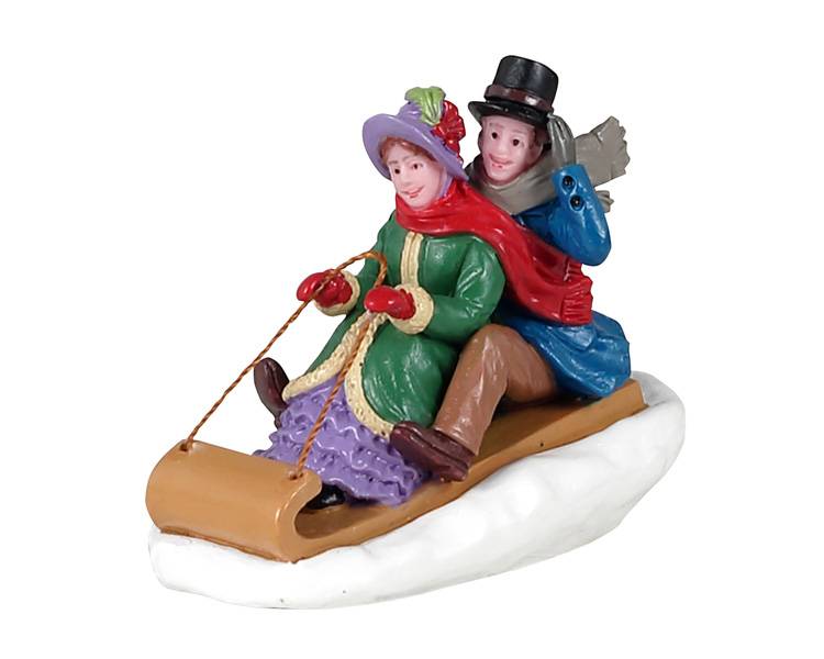 Lemax - Lemax - Figurine Luge victorienne L.4 x l.7,50 x H.6,50 cm