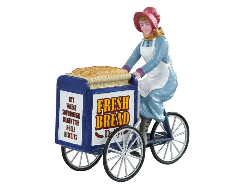 Lemax - Lemax - Livraison de la boulangerie L.4 x l.5 x H.6 cm