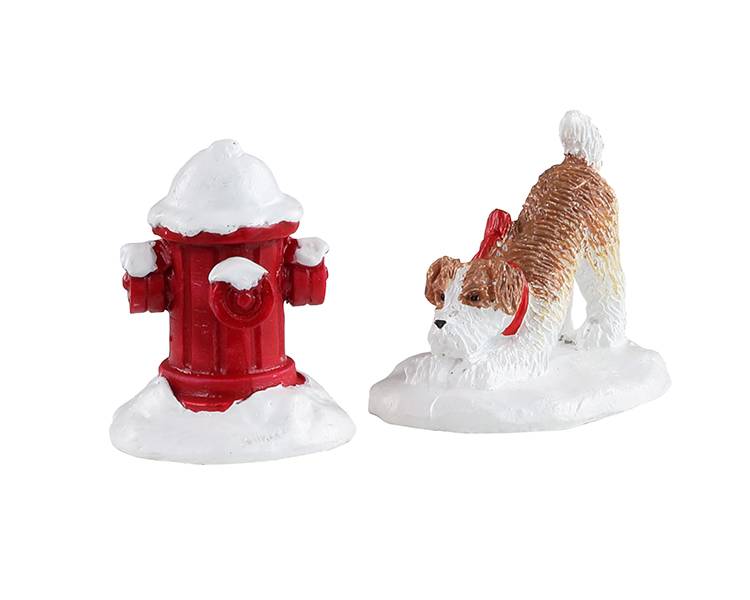 Lemax - Lemax - Borne incendie sous la neige L.2,30 x l.5,30 x H.3 cm