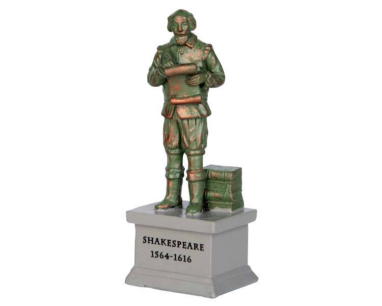 Lemax - Lemax - Statue de Parc Shakespeare L.3 x l.3,50 x H.9 cm
