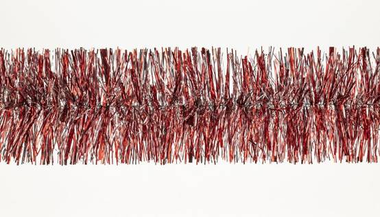 Weiste - Guirlande scintillante Rouge/Argent L.200 x l.7,50 x H.7,50 cm