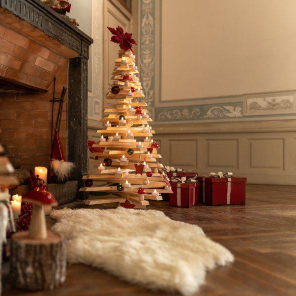 Mon Sapin Woody - Sapin en bois H.98 cm - Imagen 2