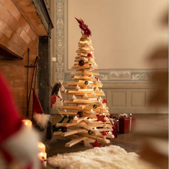 Mon Sapin Woody - Sapin en bois H.98 cm - Image 1