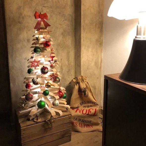 Mon Sapin Woody - Sapin en bois H.98 cm - Imagen 4