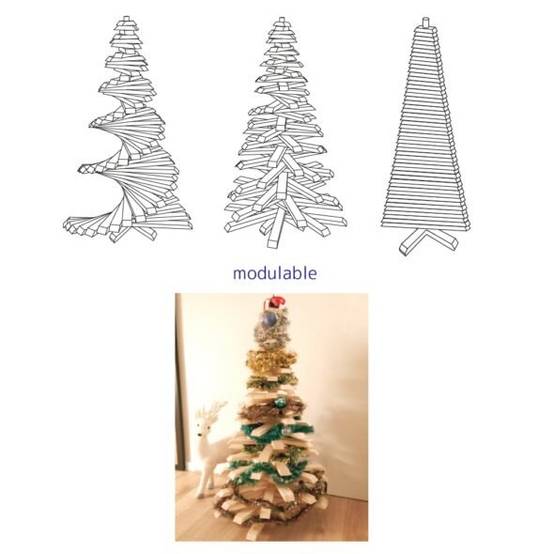 Mon Sapin Woody - Sapin en bois H.98 cm - Image 5