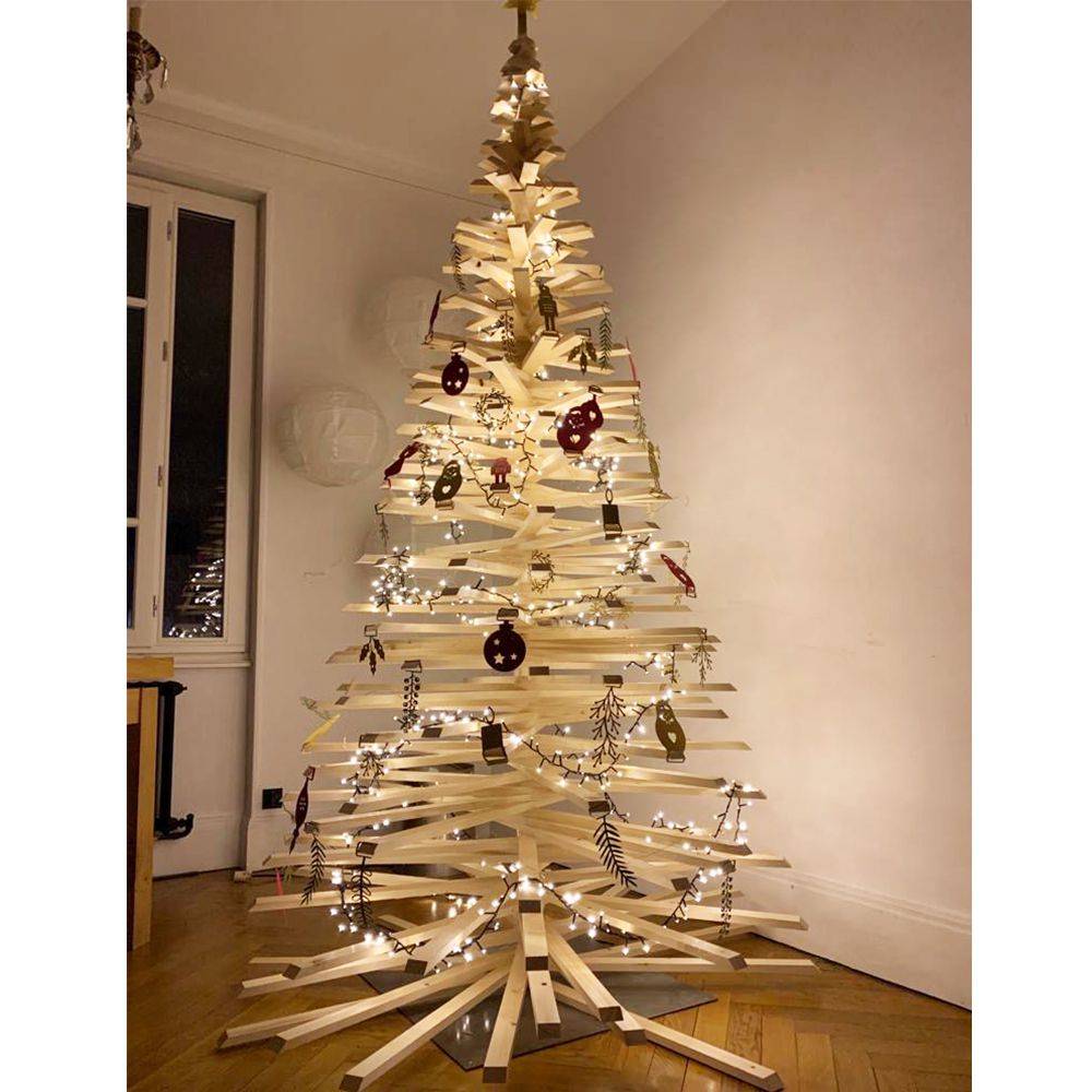 Mon Sapin Woody - Sapin en bois H.197 cm - Image 5