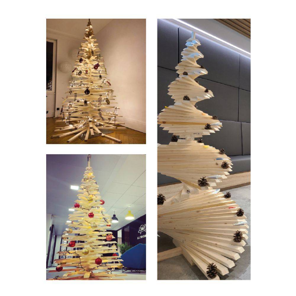 Mon Sapin Woody - Sapin en bois H.197 cm - Image 3