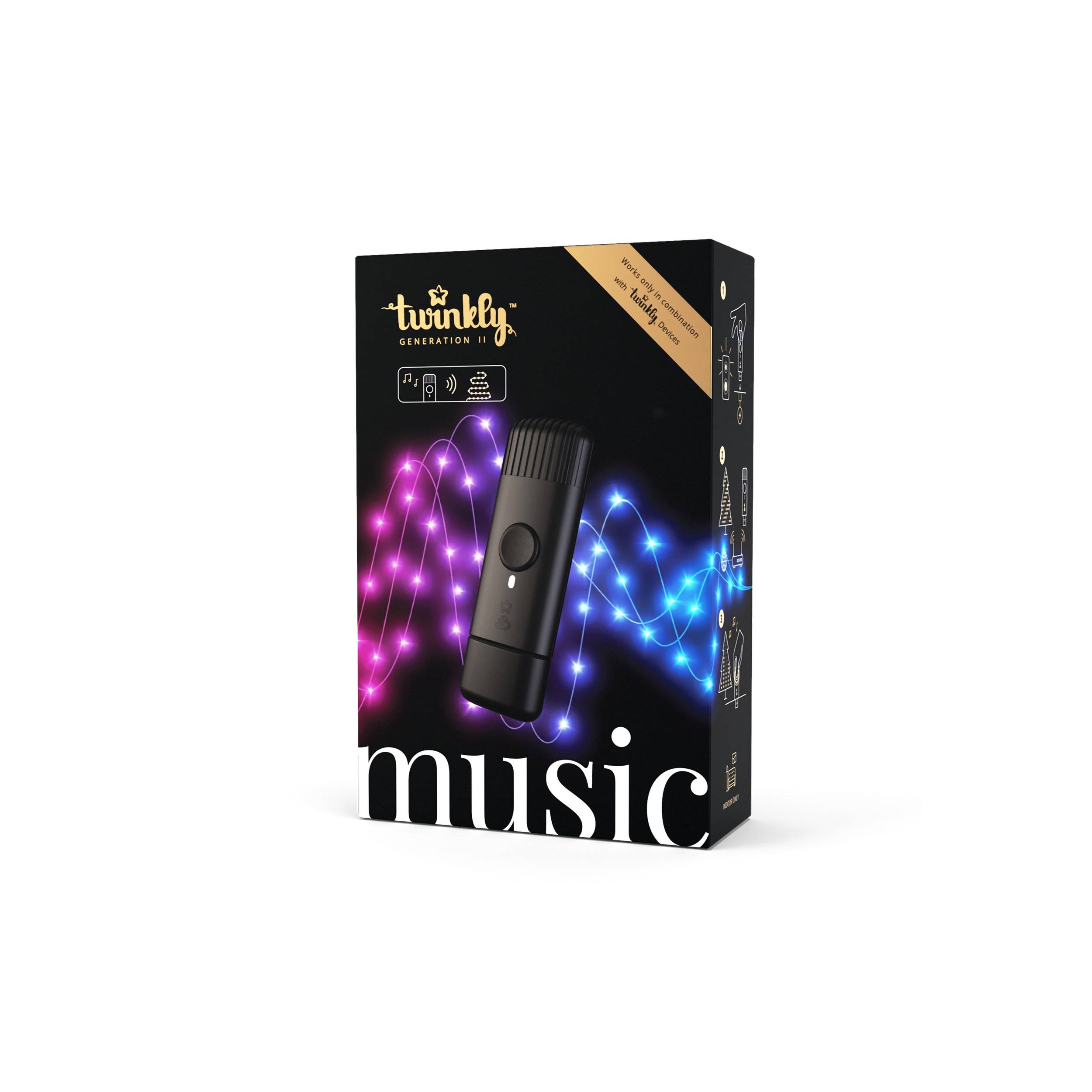 Twinkly - Twinkly - Clé Music USB L.13 x l.3,5 x H.8,5 cm