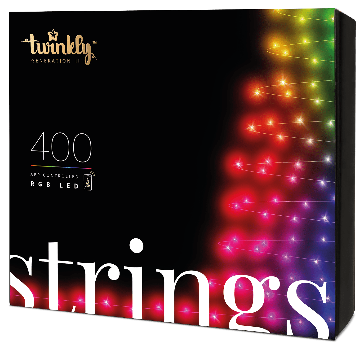 Twinkly - Twinkly - Guirlande lumineuse 400 leds - L.32 m