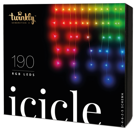 Twinkly - Twinkly - Guirlande Stalactite 190 leds - L.5 m