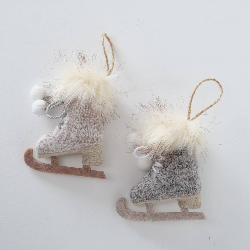 Boltze - Décoration à accrocher Bonnie Patins à glace L.9 x l.4 x H.12 cm - Imagen 5