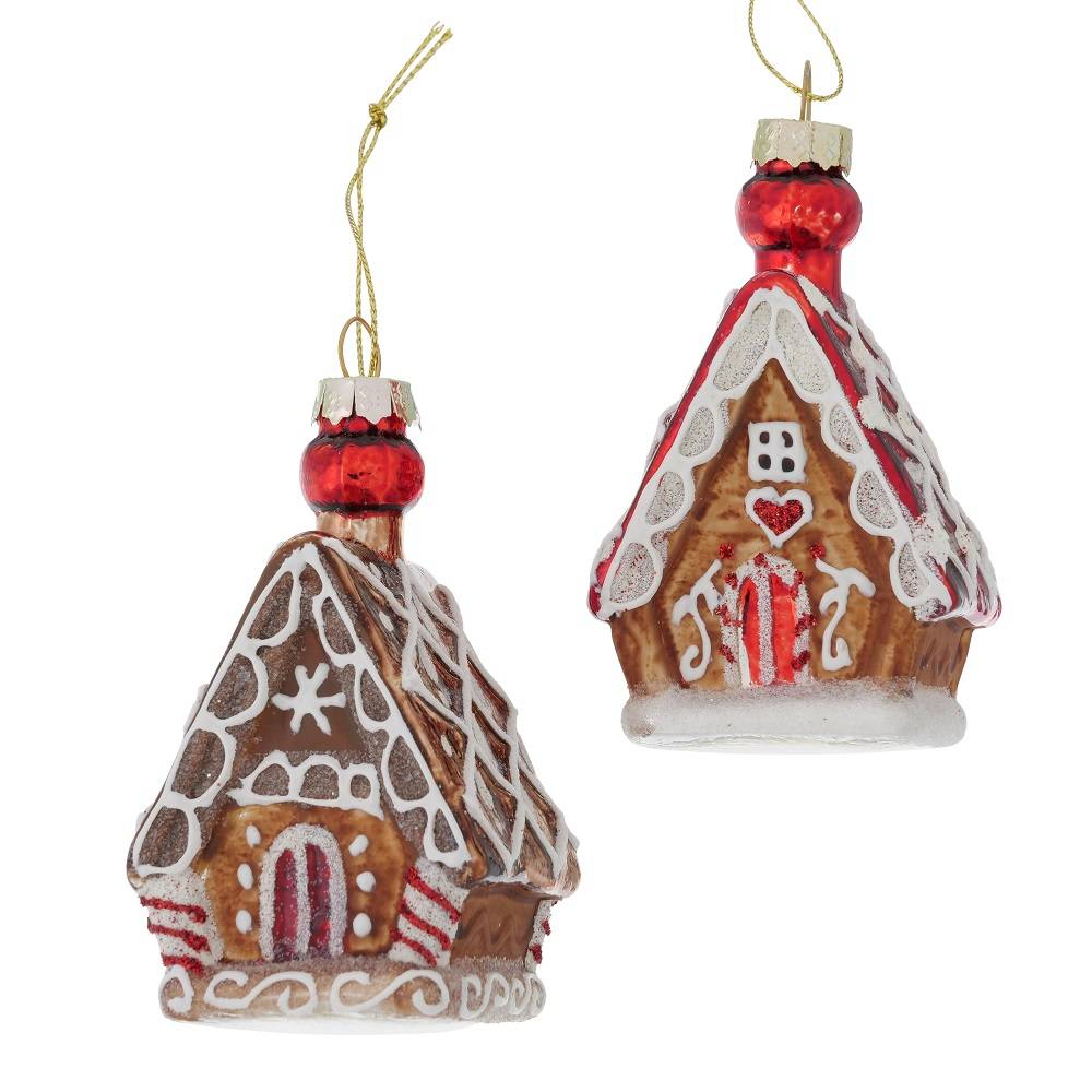 Boltze - Décoration à accrocher Gingerbread Maison L.5 x l.5 x H.9 cm - Imagen 4