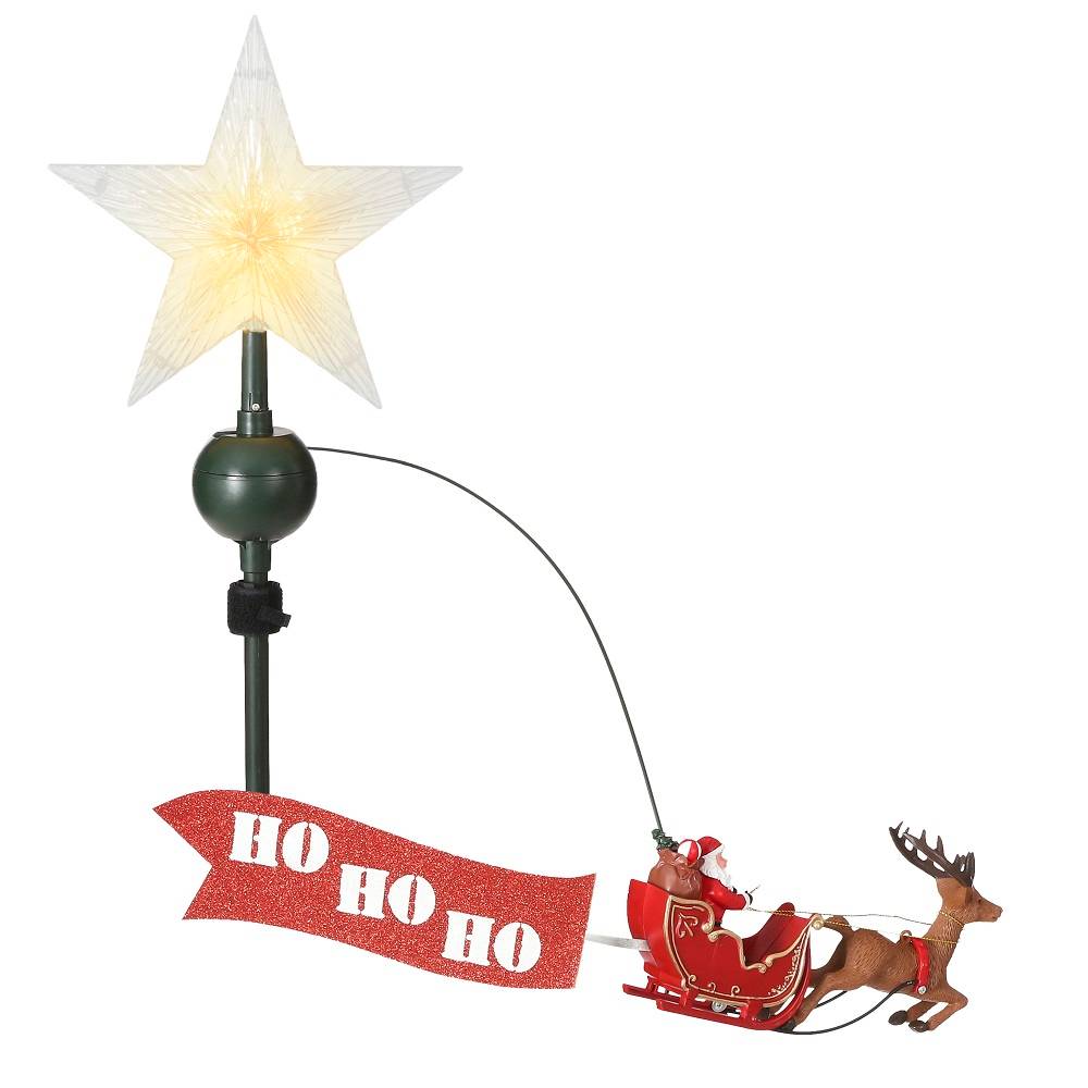 Luville - Luville - Luge du Père Noël à Pile L.51 x l.12 x H.7 cm