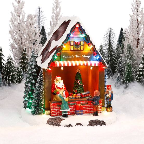Luville - Luville - Atelier de Jouets du Père Noël L.24,5 x l.18 x H.27 cm - Image 2