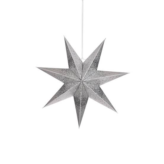 House of Seasons - House of Seasons - Etoile Argent à Suspendre Ø.45 x H.16 cm