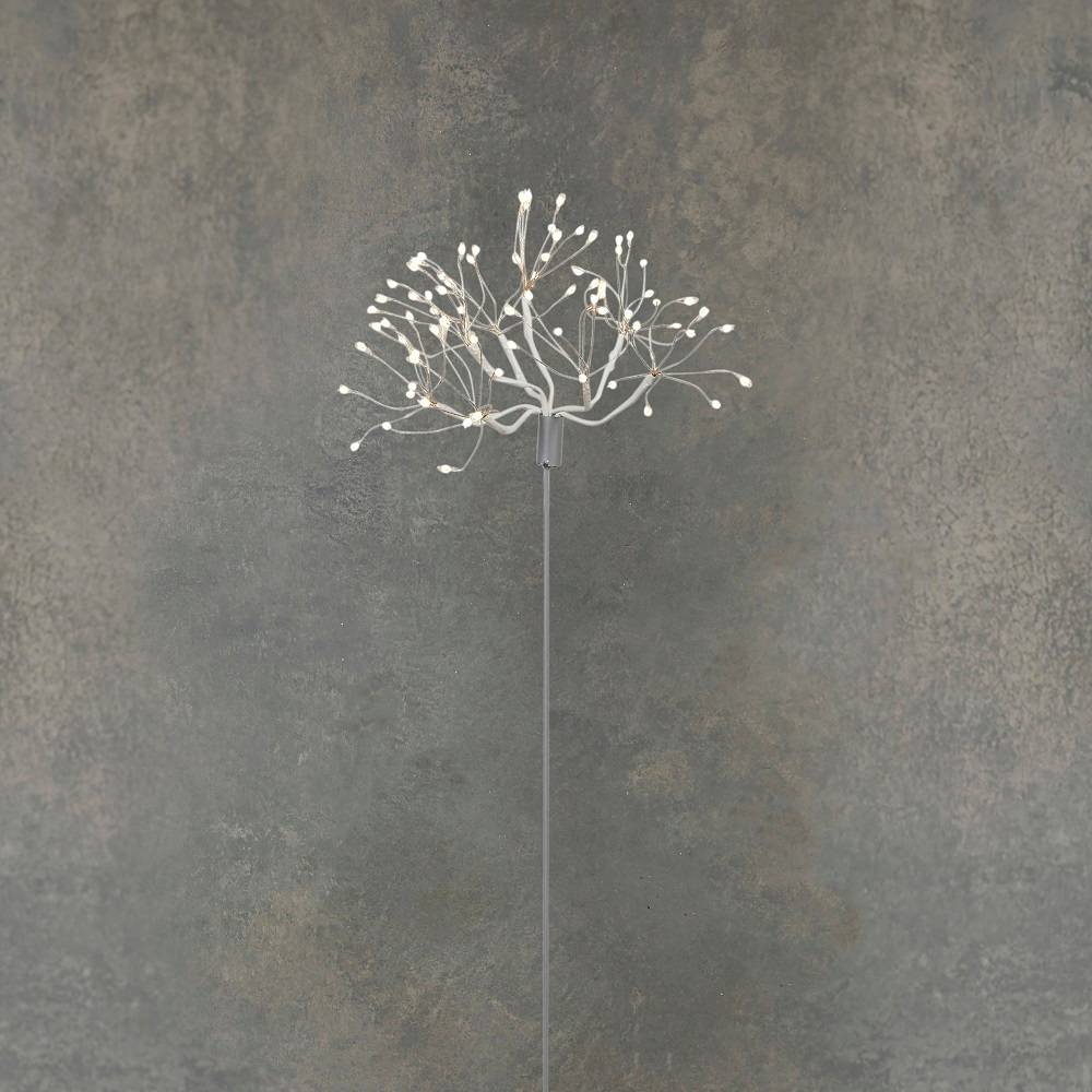 Luca Lighting - Pique de Jardin Blanc Classic 80 LED H.50 cm - Imagen 1