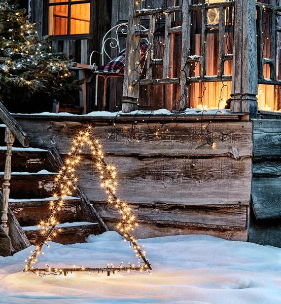 Pique de Jardin Sapin 225 LED L.72 x H.100 cm - Image 4