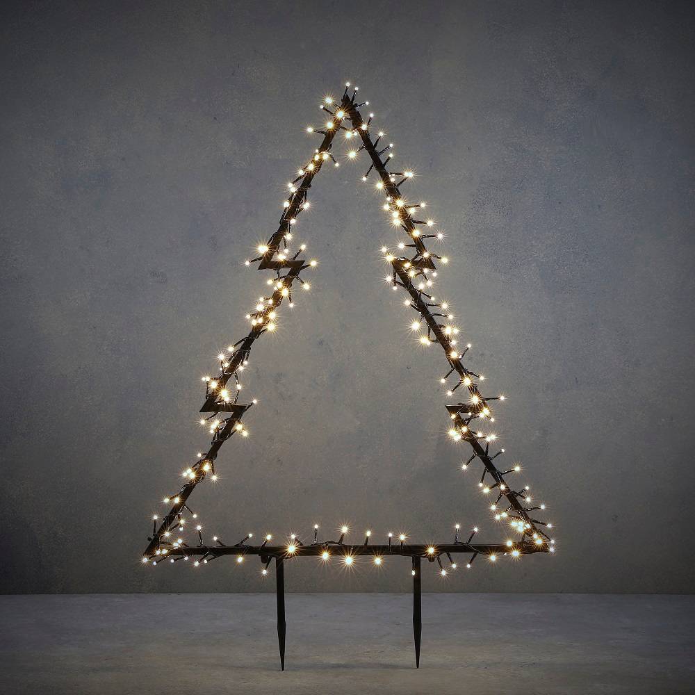 Pique de Jardin Sapin 225 LED L.72 x H.100 cm - Imagen 1
