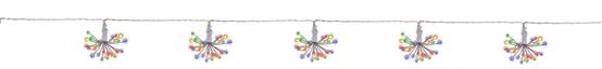 Blachere Illumination - 6 bouquets super brillant micro led multicolore L.300 cm - Image 2